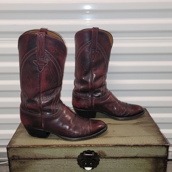 Lucchese 10.5EE San Antonio/El Paso era classic boots Made in USA - Picture 4 of 9